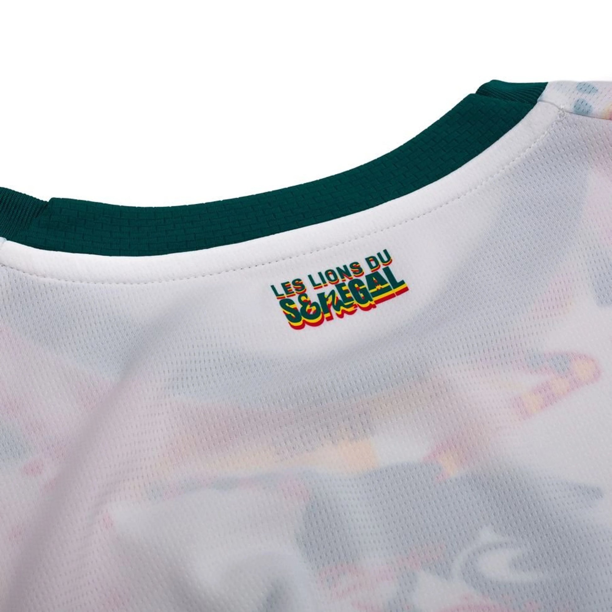 back neck view of the PUMA Senegal World Cup 2026 Home Shirt