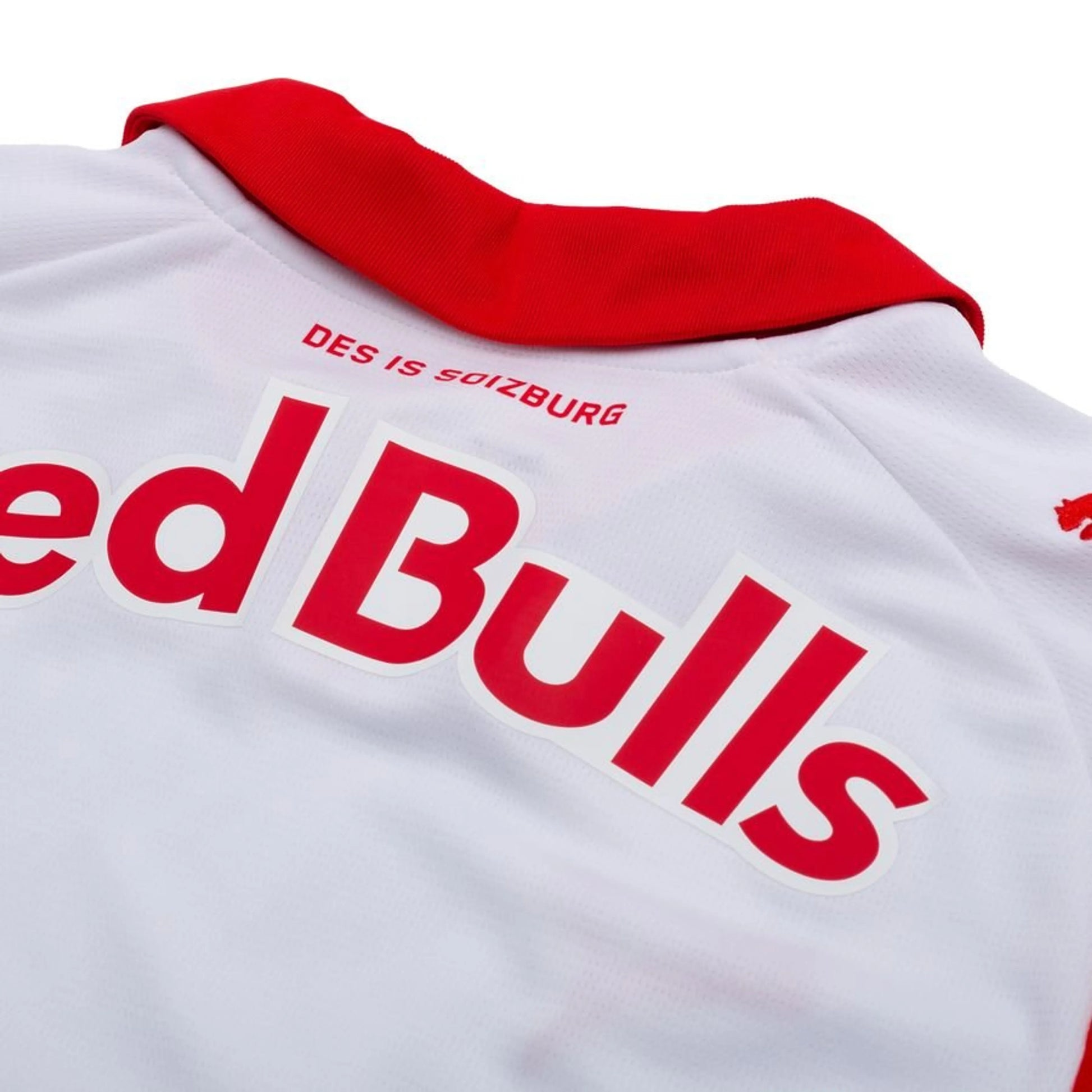 back neck view of the Puma FC Red Bull Salzburg Home Shirt 2025/26