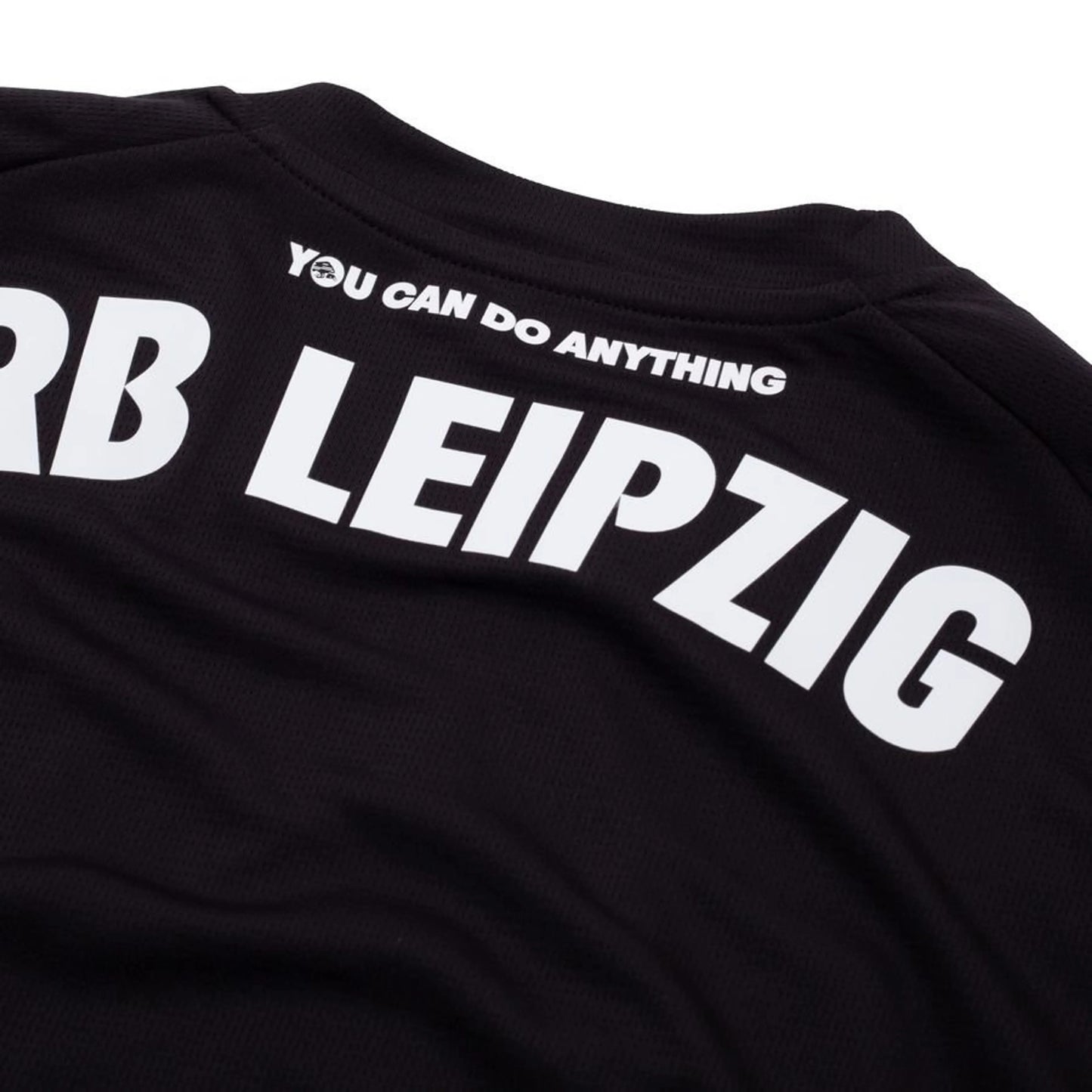back neck view of the Puma RB Leipzig 2025/26 Third Red Shirt