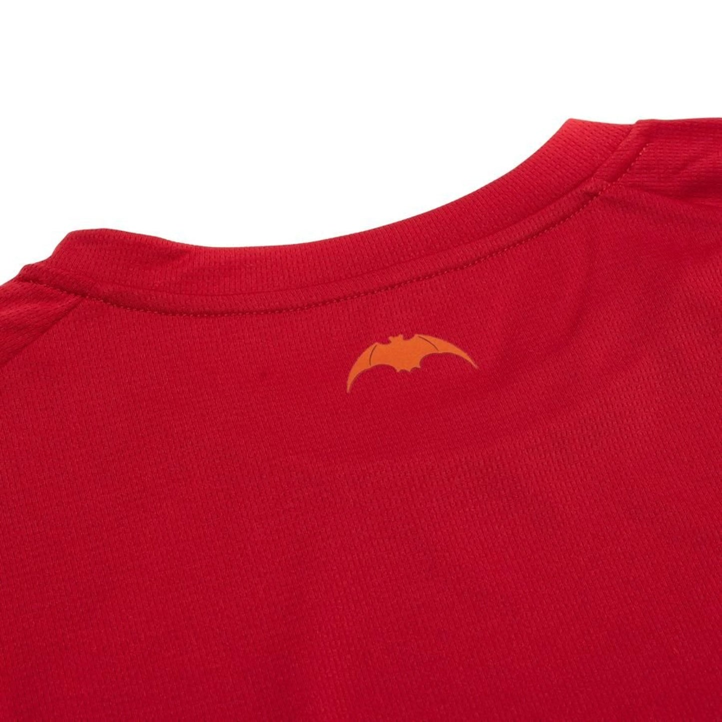 back neck view of the Puma Valencia CF 2025/26 Away Red Jersey