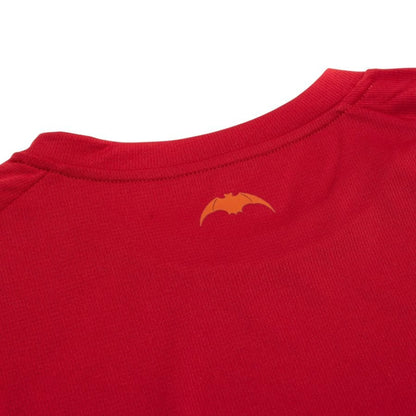 back neck view of the Puma Valencia CF 2025/26 Away Red Jersey