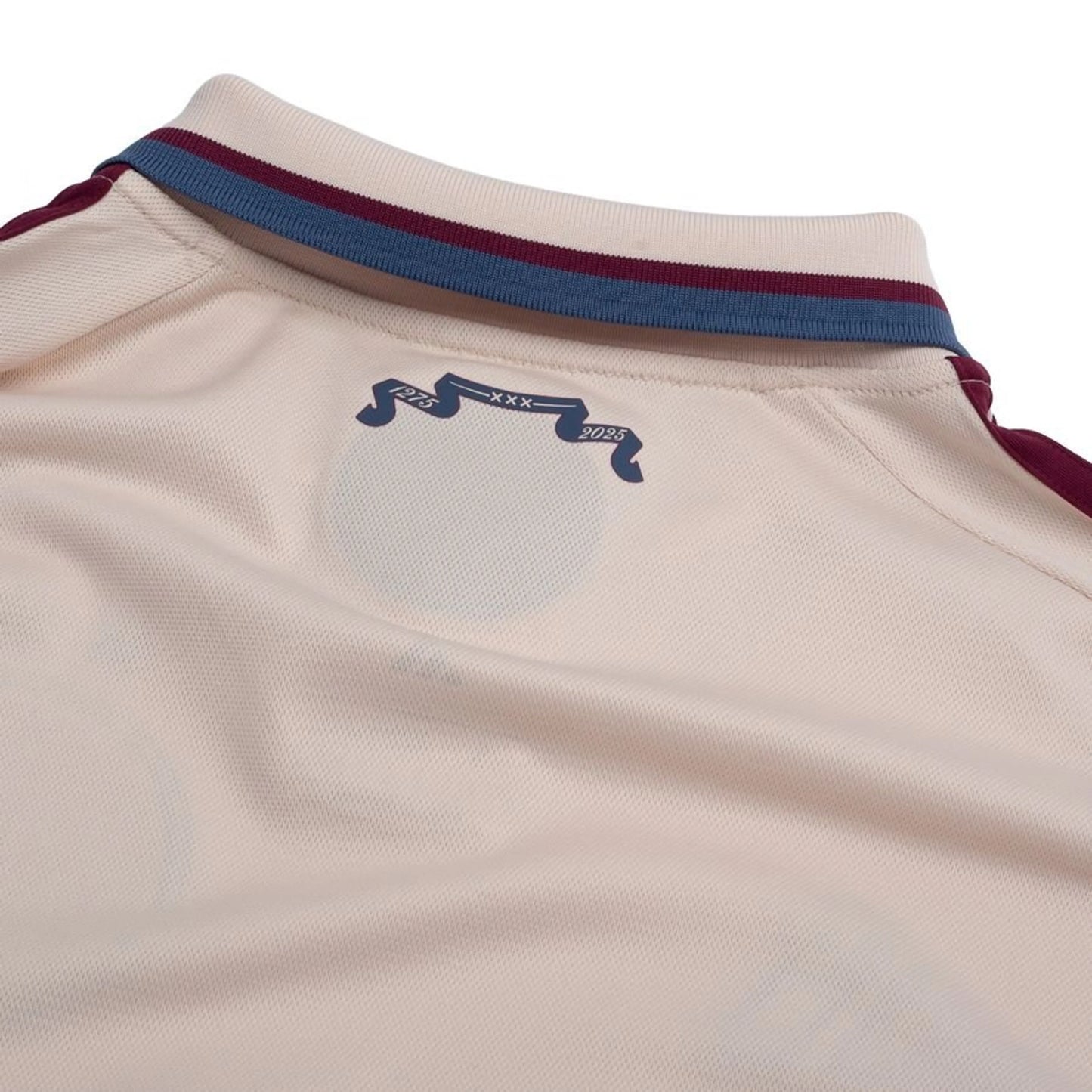 back neck view of the adidas Ajax 2025/26 Third White Shirt