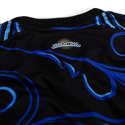 back neck view of the adidas Argentina Away Shirt World Cup 2026 Women - Blue