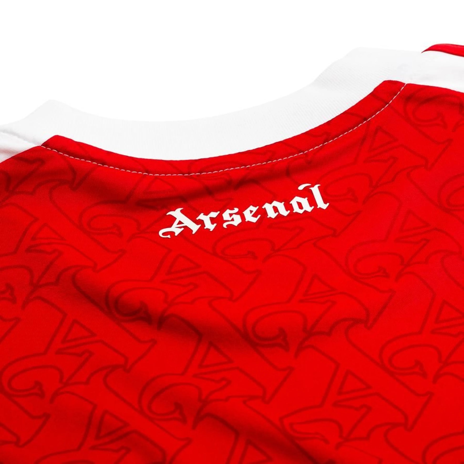 back neck view of the adidas Arsenal Home Shirt 2025/26 Women - Red/White