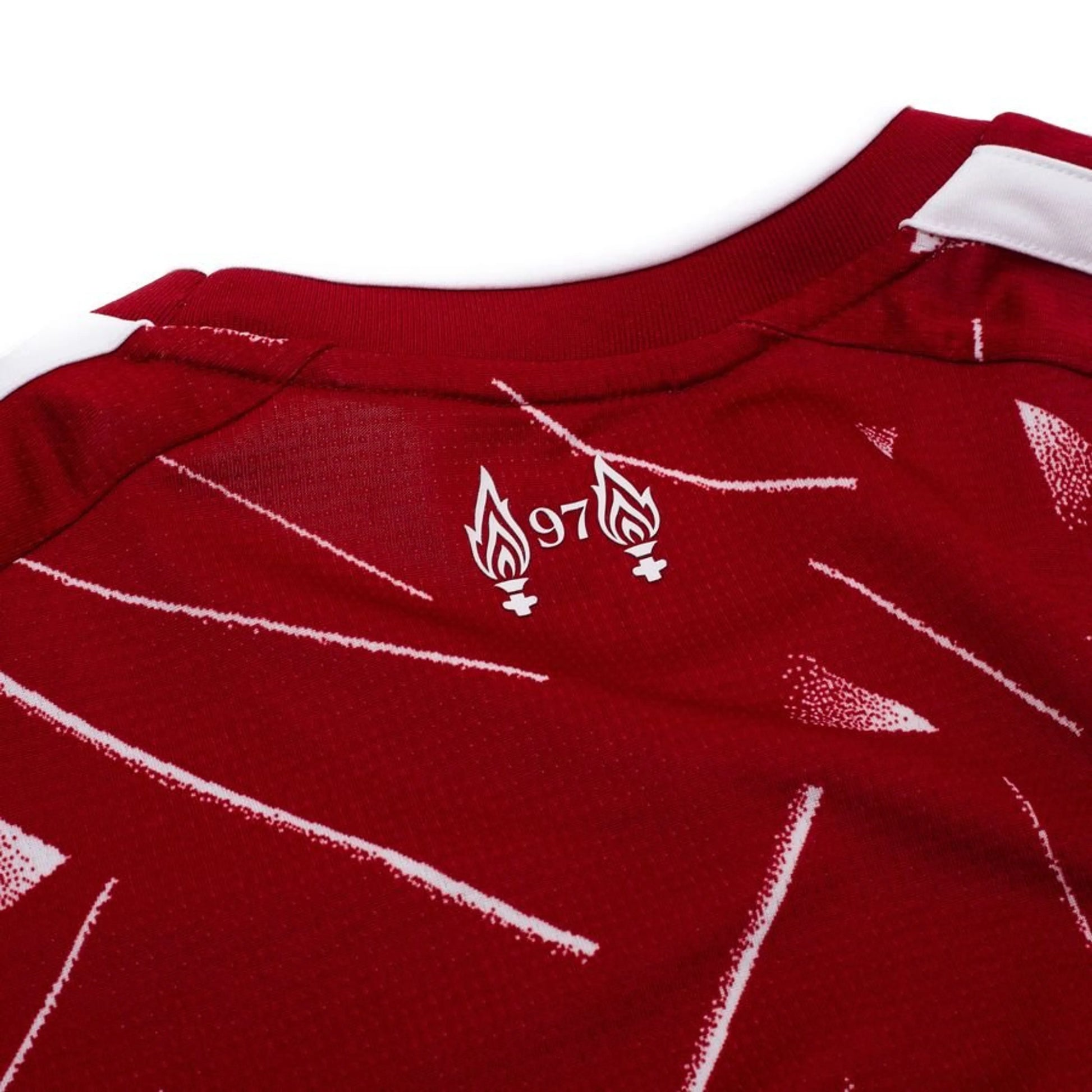 back neck view of the adidas Liverpool FC Home Shirt 2026/27