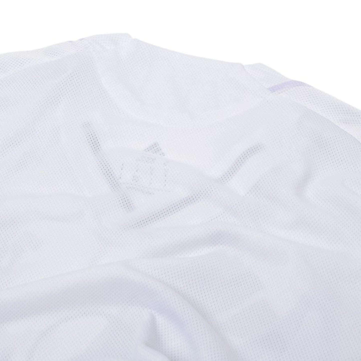 back neck view of the adidas Manchester United 2025/26 Away White Jersey