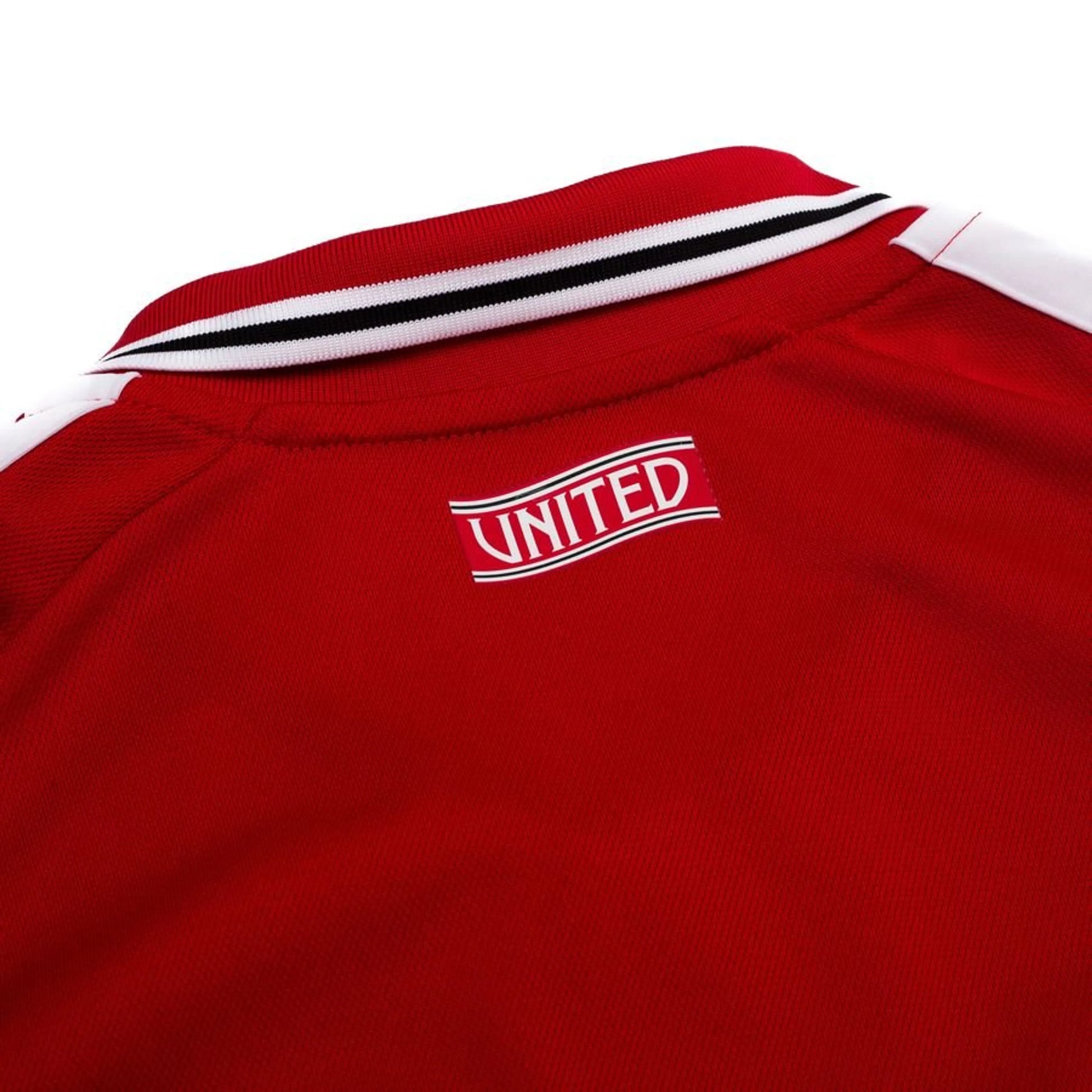 back neck view of the adidas Manchester United Home Shirt 2026/27