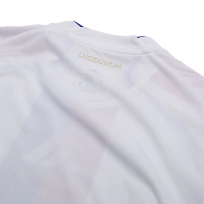 back neck view of the adidas Olympique Lyonnais 2025/26 Home White Shirt