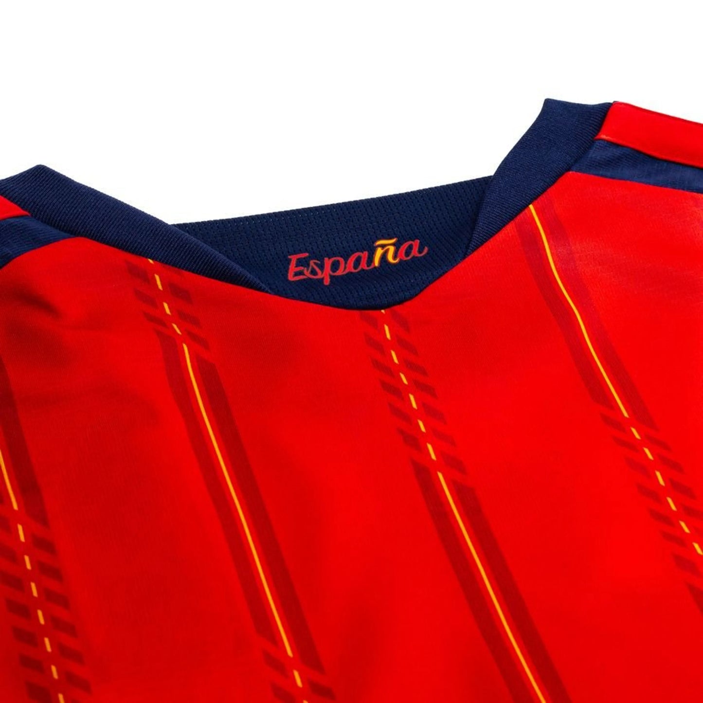 back neck view of the adidas Spain Women's Home Shirt World Cup 2026 - Red