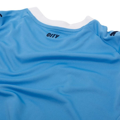 back neck view of the PUMA Manchester City 2025/26 Home Shirt Long Sleeves