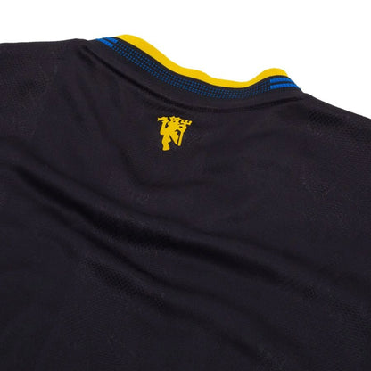 back neck view of the adidas Manchester United 2025/26 Third Jersey Long Sleeves