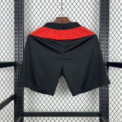 back view of th AC Milan 25/26 Home Black Shorts