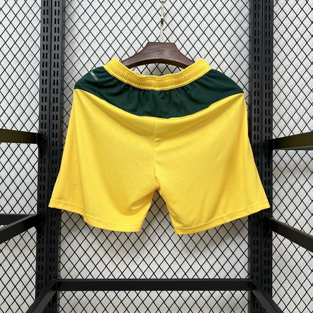 back view of the AC Milan 25/26 Third Yellow Shorts