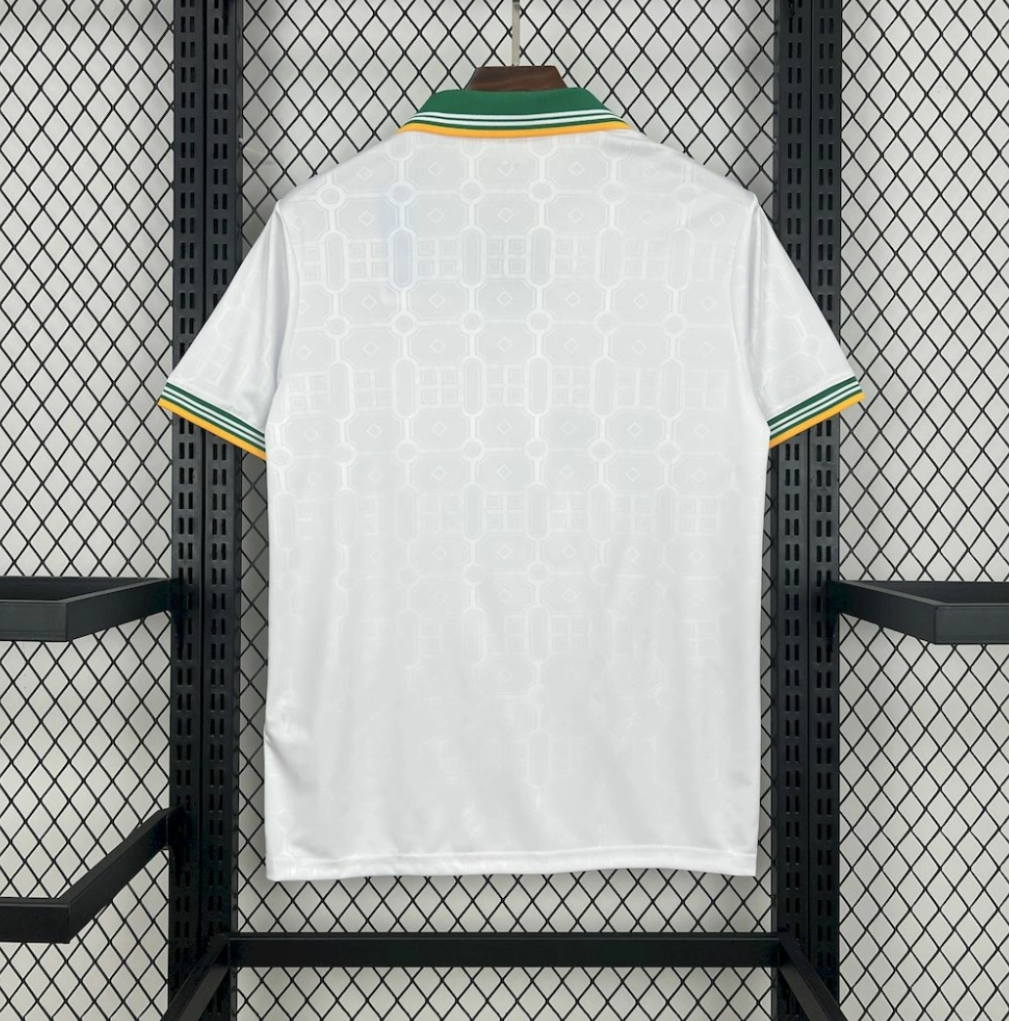 back view of the AS Roma 25/26 Third White Football Short Sleeve Jersey Designed By Adidas