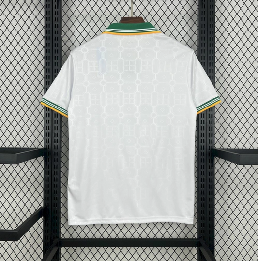 back view of the AS Roma 25/26 Third White Football Short Sleeve Jersey Designed By Adidas