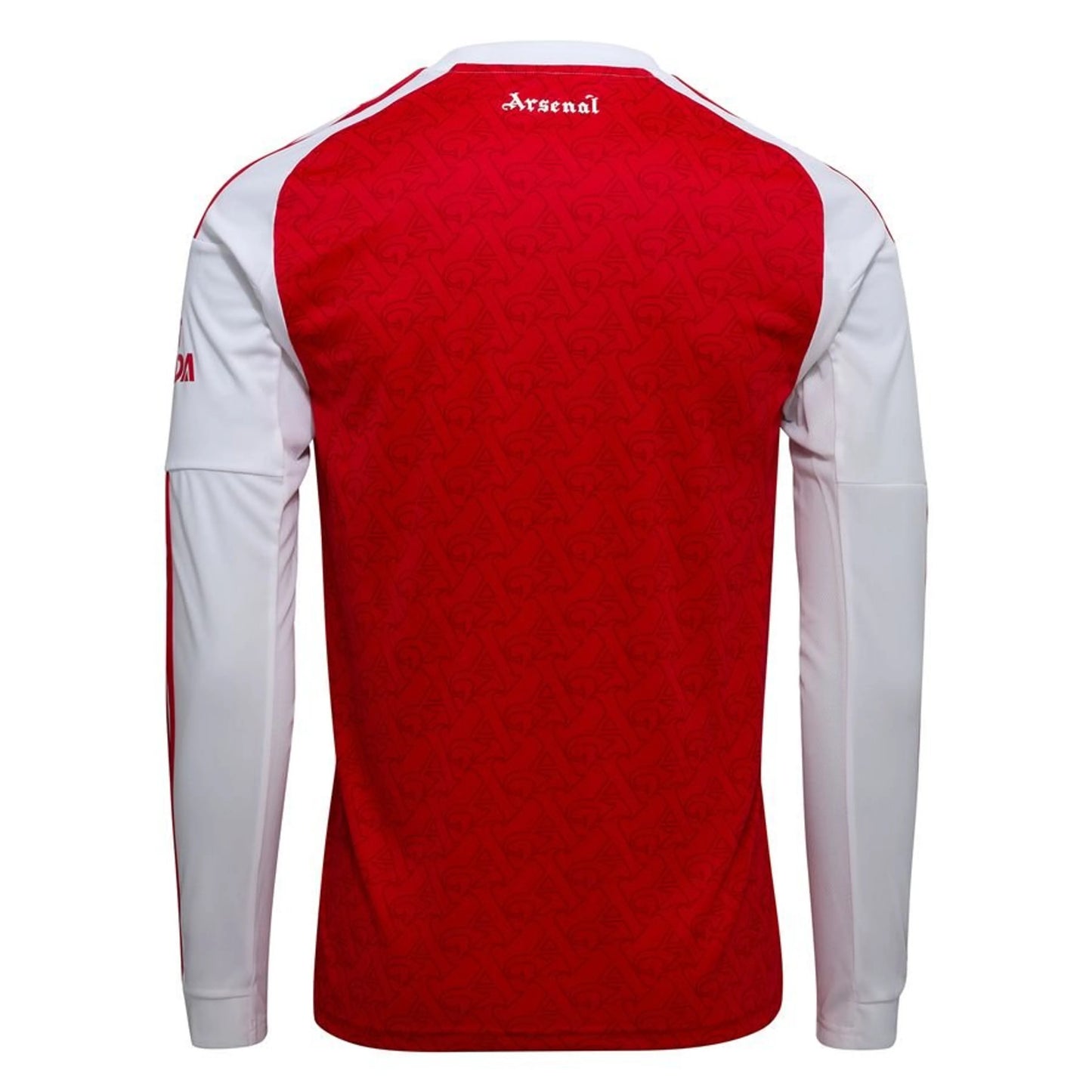 back view Adidas Arsenal 2025/26 Home Long Sleeve Jersey