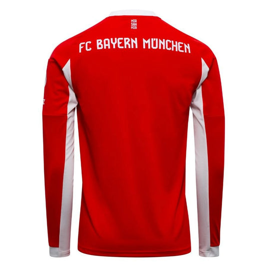 back view Adidas Bayern Munchen 2025/26 Home Long Sleeve Jersey