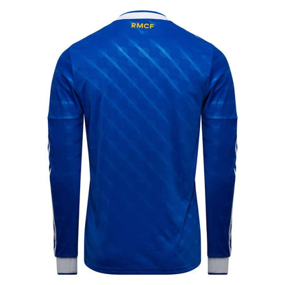 back view of the Adidas Real Madrid 2025/26 Third Blue Long Sleeve Jersey