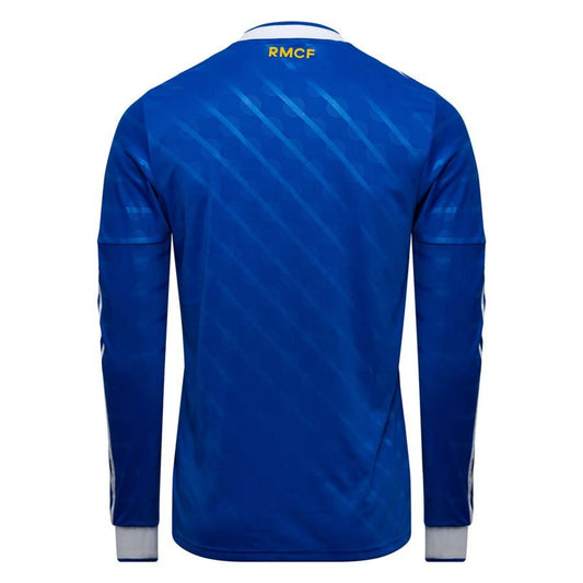 back view of the Adidas Real Madrid 2025/26 Third Blue Long Sleeve Jersey