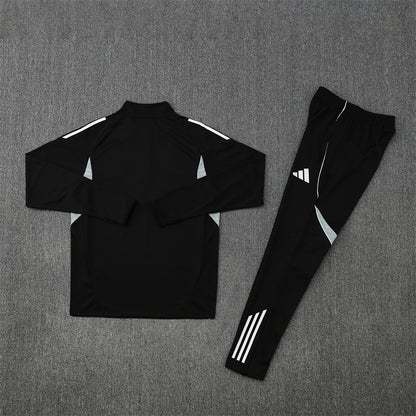 back view of the Argentina 25/26 Quarter-Zip Tracksuit full black