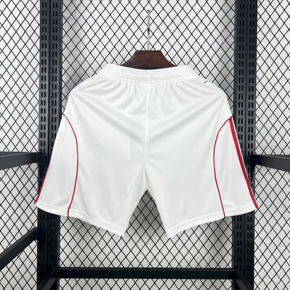 back view of the Arsenal 25/26 Home White Shorts