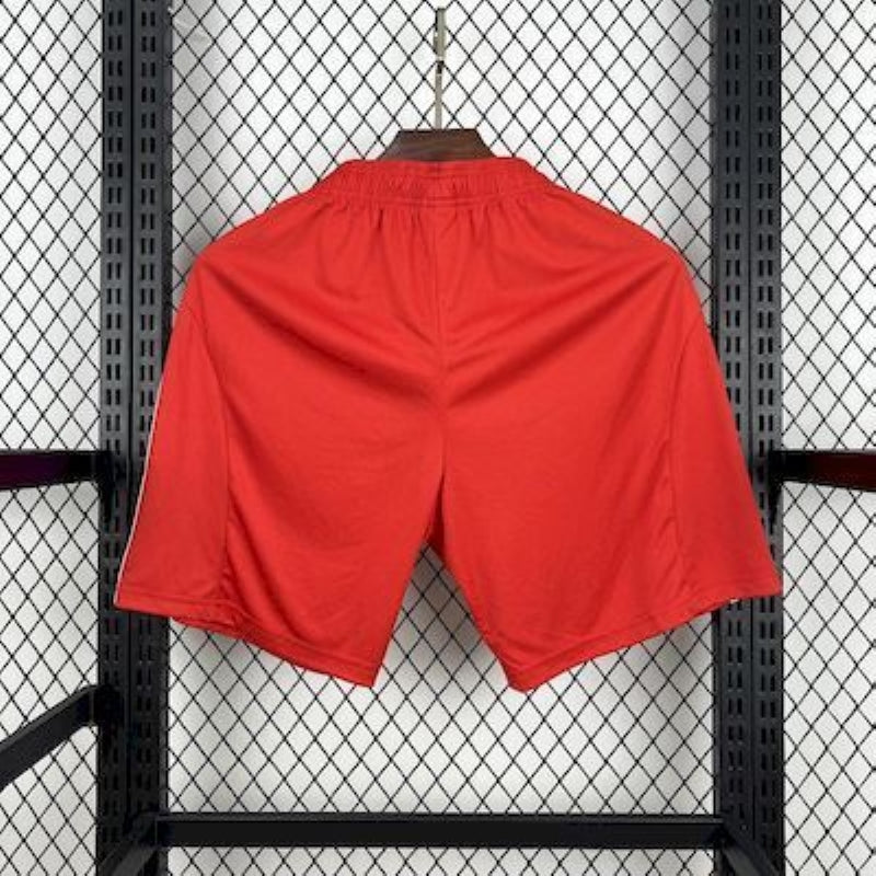 back view of the Bayern Munich 25/26 Home Red Shorts