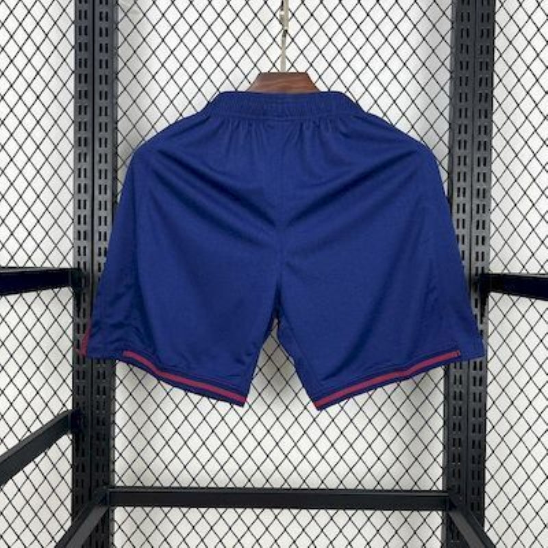 back view of the FC Barcelona 25/26 Home Blue Shorts
