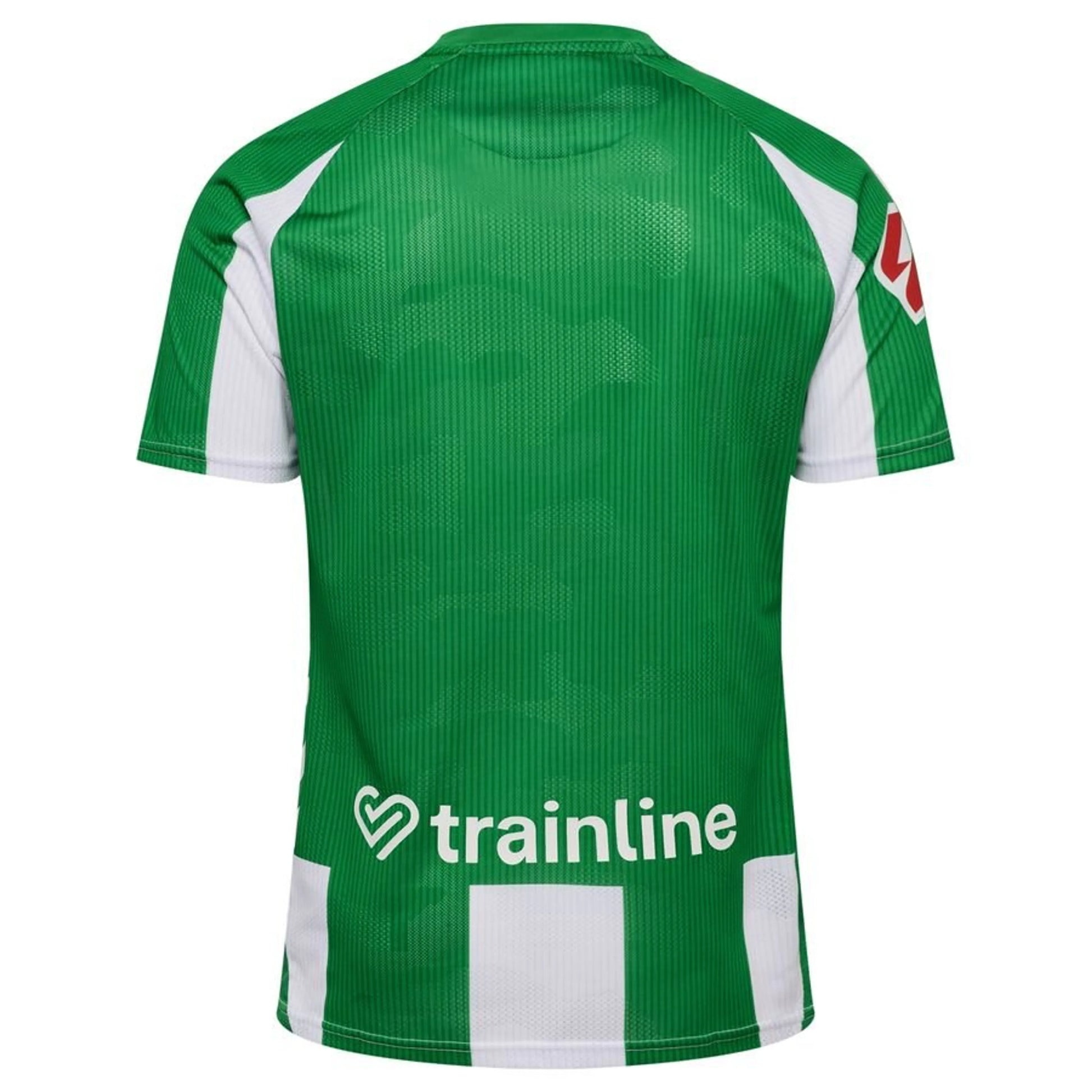back view of the Hummel Real Betis 2025/26 Home Green and White Shirt