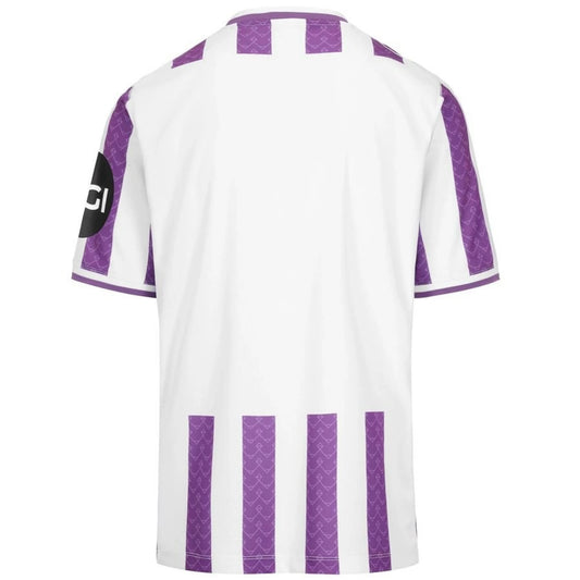 back view of the Kappa Real Valladolid Home Shirt 2025/26