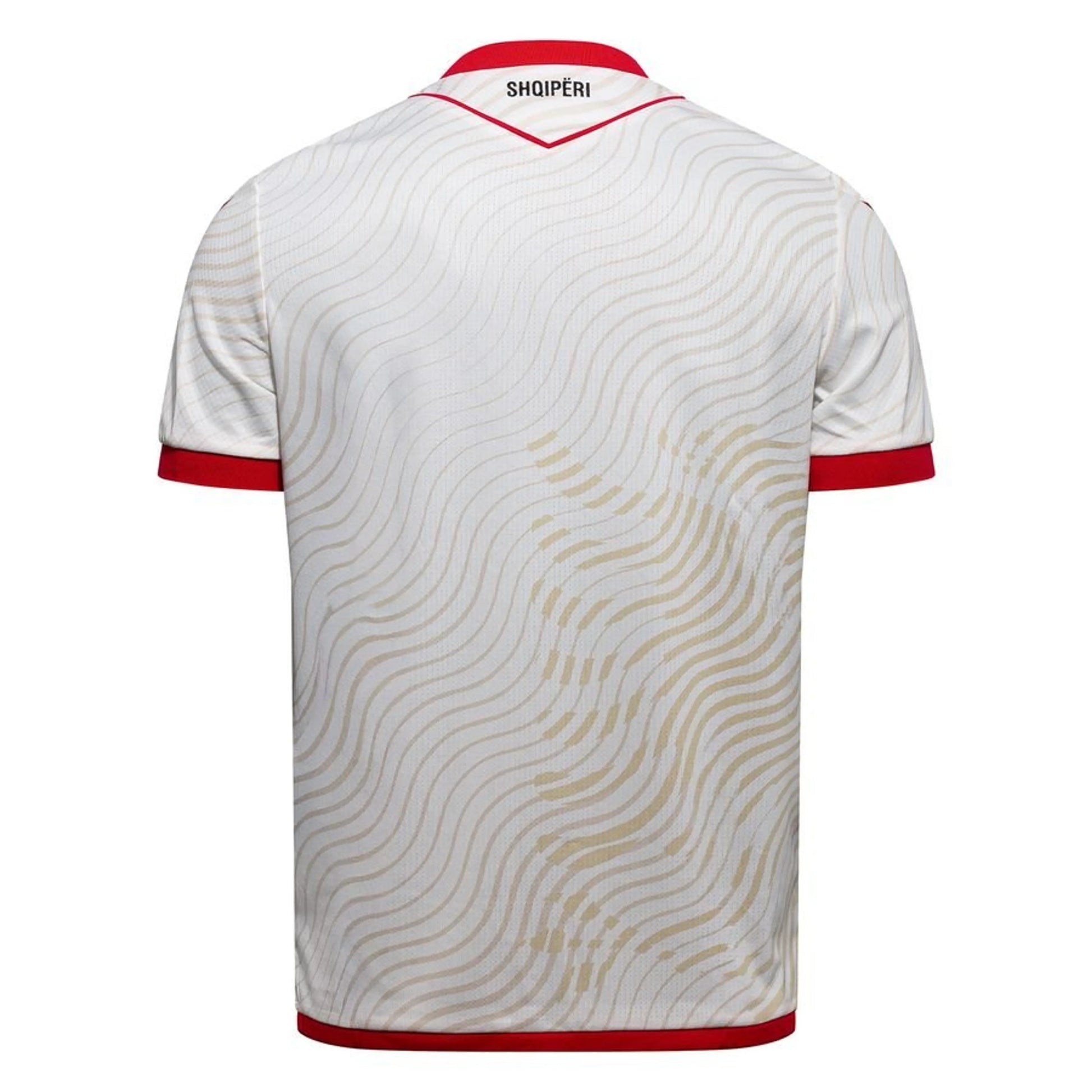 back view of the Macron Albania Away Shirt World Cup 2026