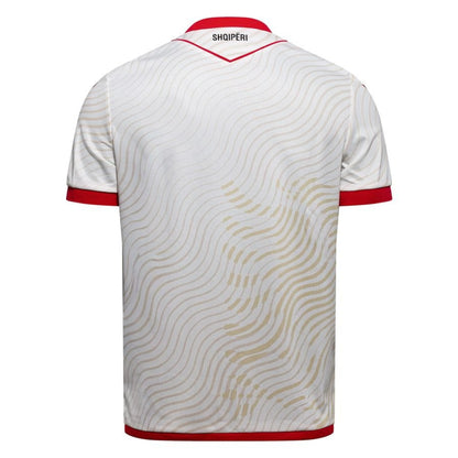 back view of the Macron Albania Away Shirt World Cup 2026