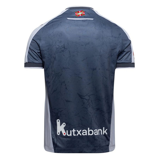 back view of the Macron Real Sociedad Away Shirt 2025/26