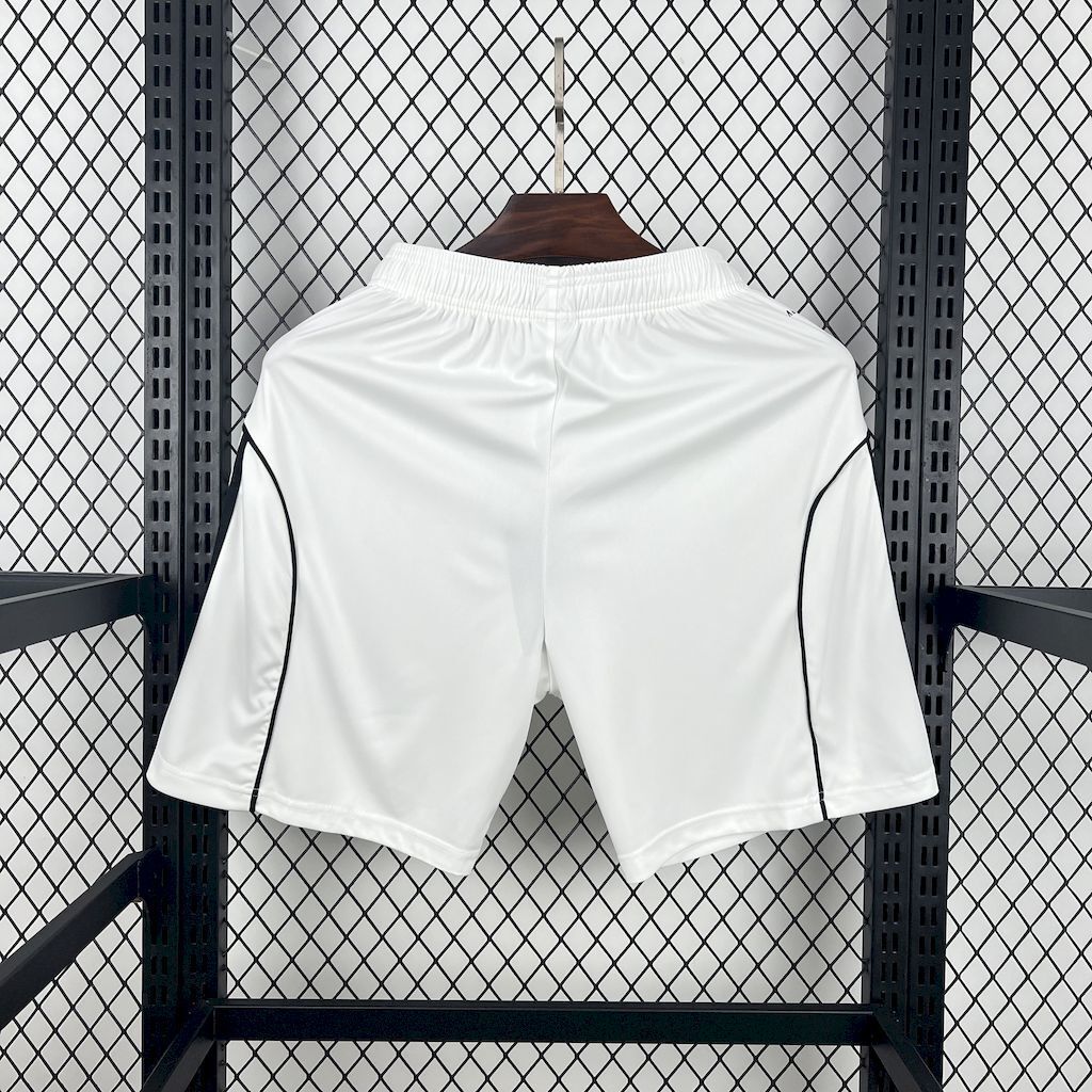 back view of the Manchester United 25/26 Home White Shorts