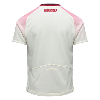 back view of the New Balance Bayer Leverkusen 2025/26 Away White Shirt