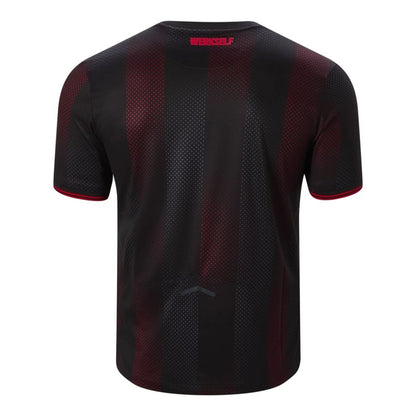 back view of the New Balance Bayer Leverkusen 2025/26 Home Black Shirt