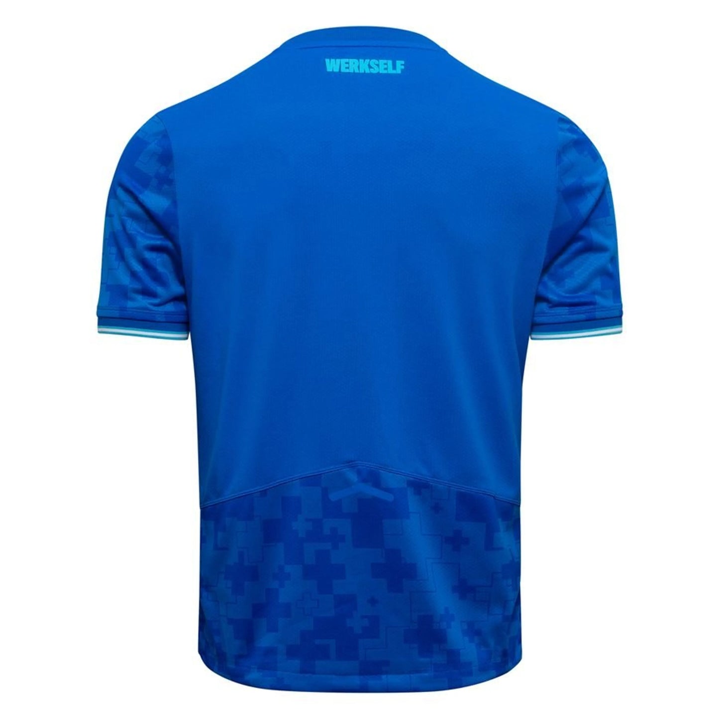 back view of the New Balance Bayer Leverkusen 2025/26 Third Blue Shirt