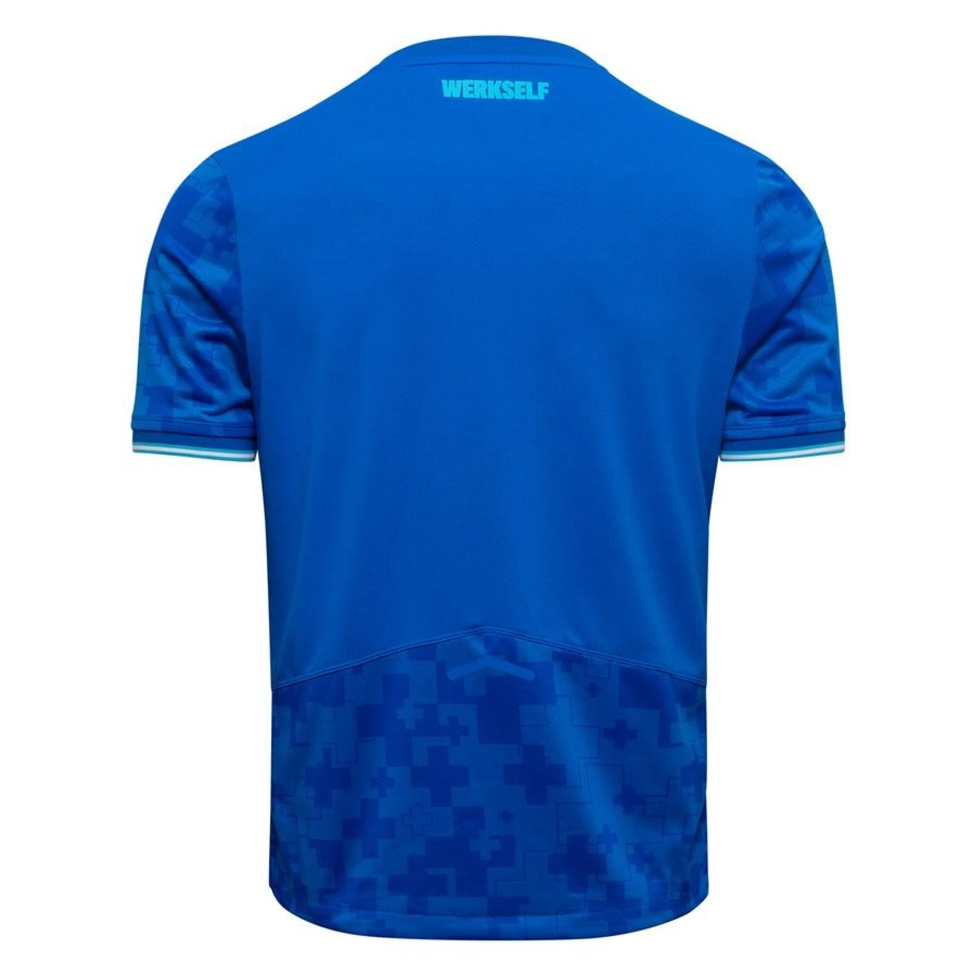 back view of the New Balance Bayer Leverkusen 2025/26 Third Blue Shirt