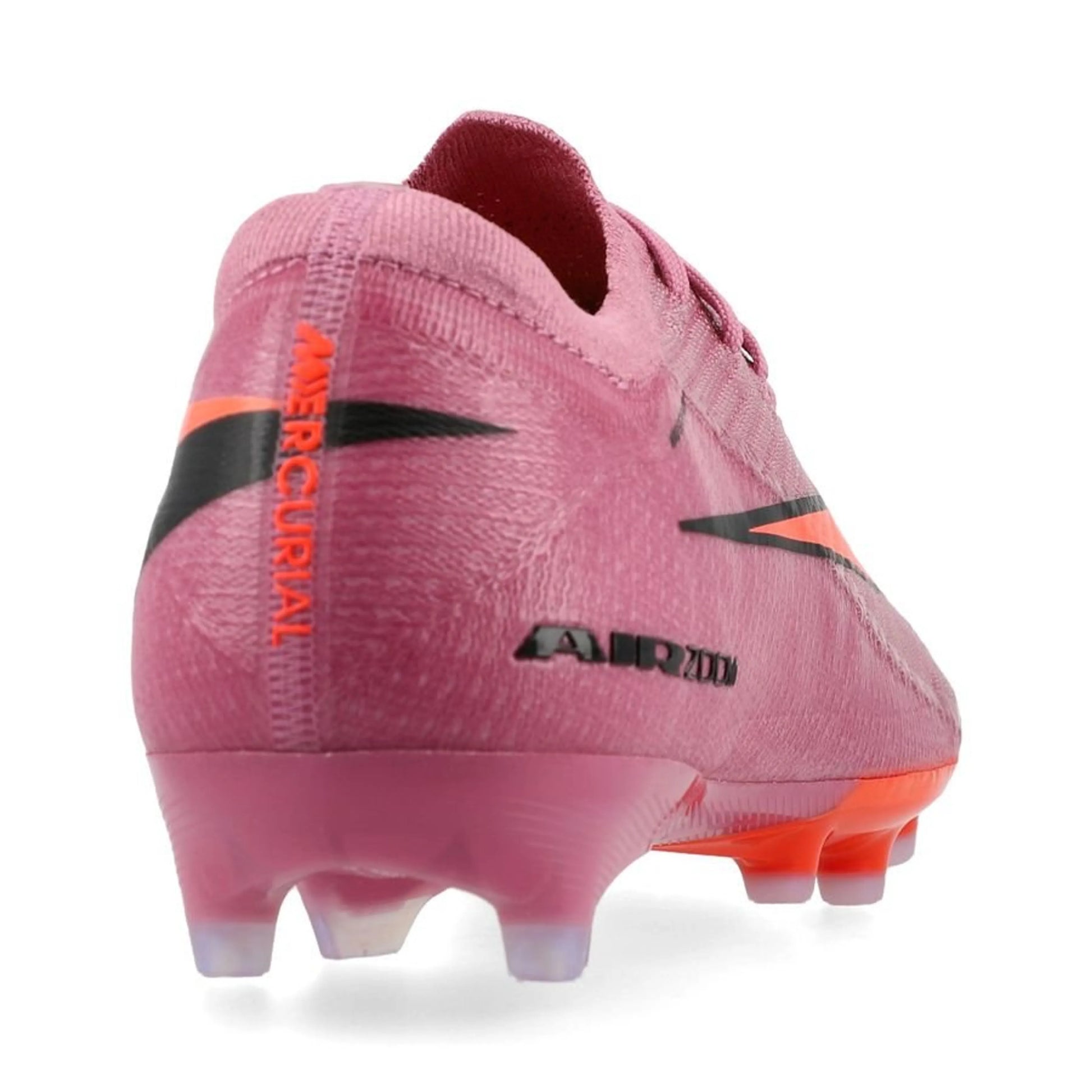 back view of the Nike Air Zoom Mercurial Vapor 16 Elite AG-PRO in Pink (Scary Good Pack)