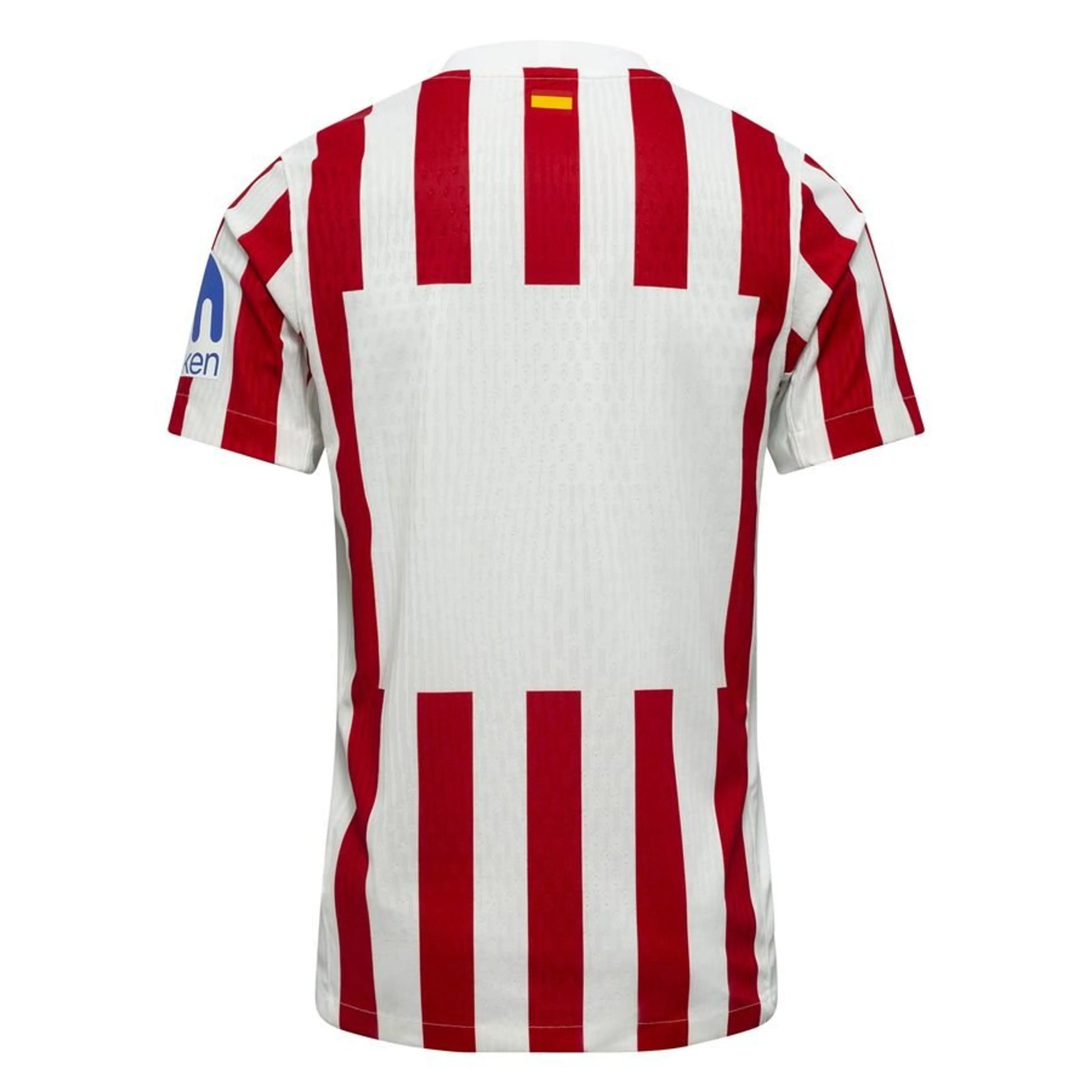 back view of the Nike Atletico Madrid 2025/26 Home Red & White Jersey