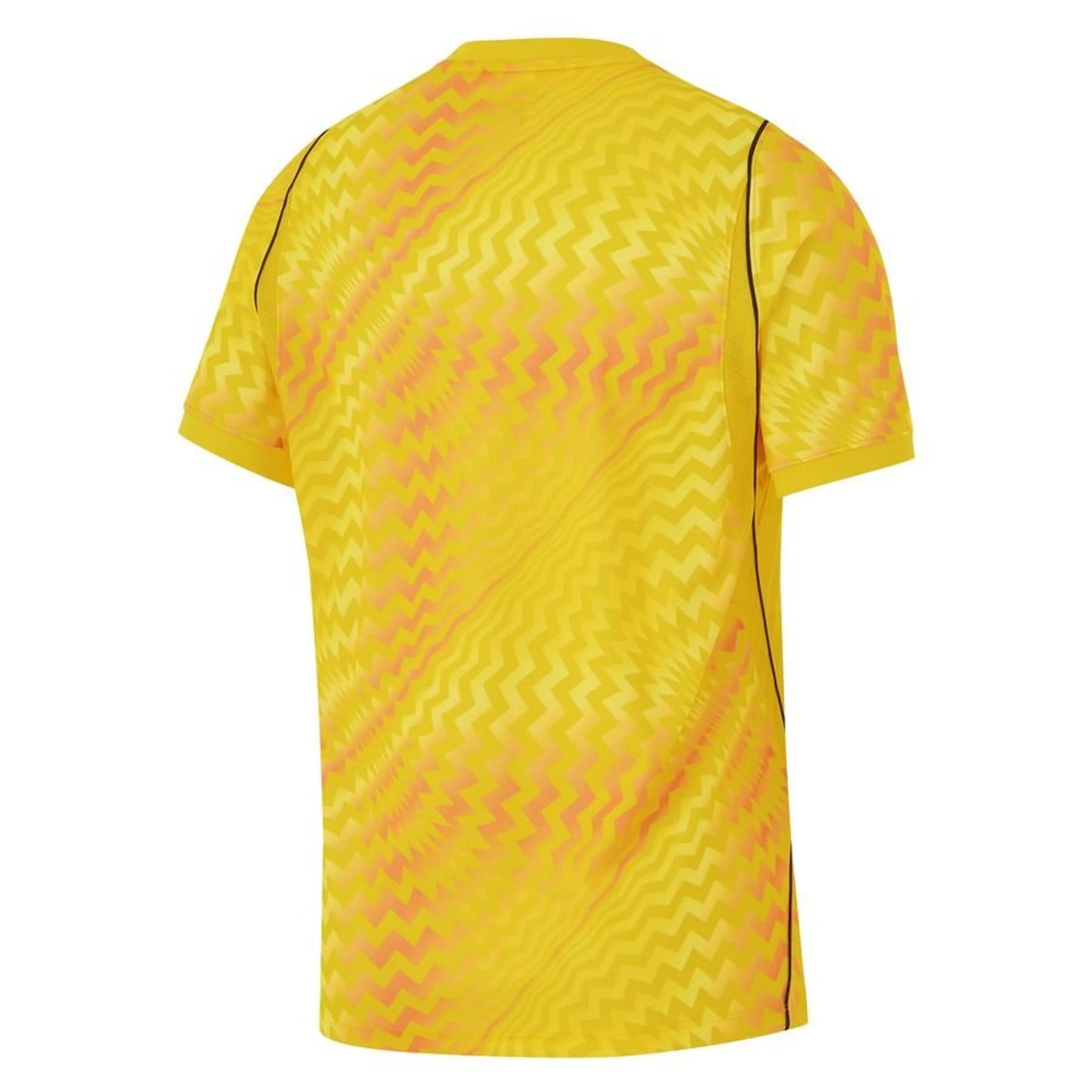 back view of the Nike Croatia World Cup 2026 Goalkeeper Yellow Shirt