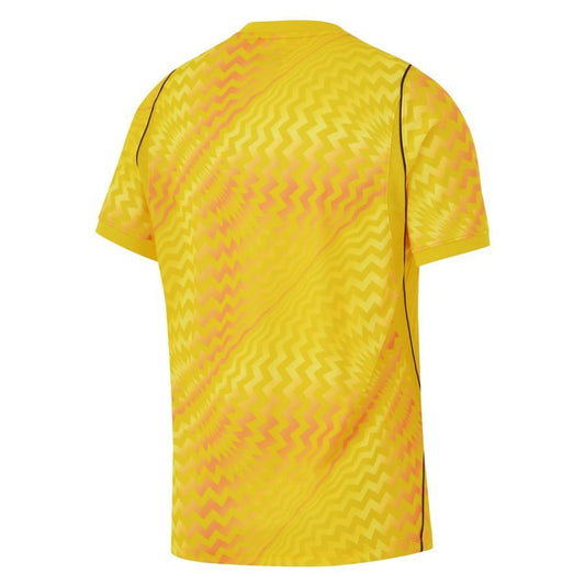back view of the Nike Croatia World Cup 2026 Goalkeeper Yellow Shirt