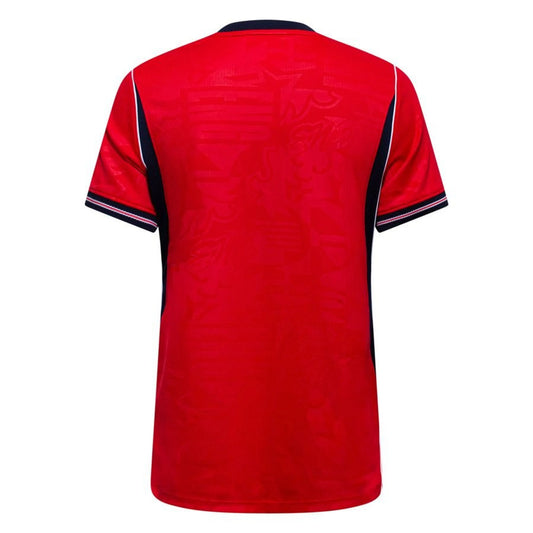 back view of the Nike England National Team 2026 Stadium Away Women's Dri-FIT Football Shirt - Red
