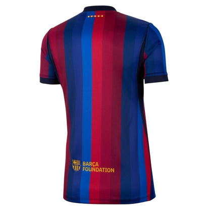 back view of the Nike FC Barcelona Womens Home Shirt 2026/27 Deep Royal Blue/Noble Red/Club Gold
