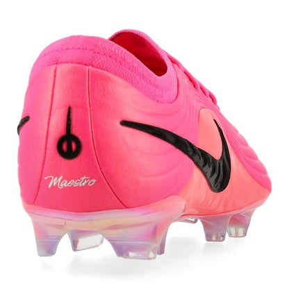 back view of the Nike Tiempo Maestro Elite FG in Pink / Black (Breakout Pack)
