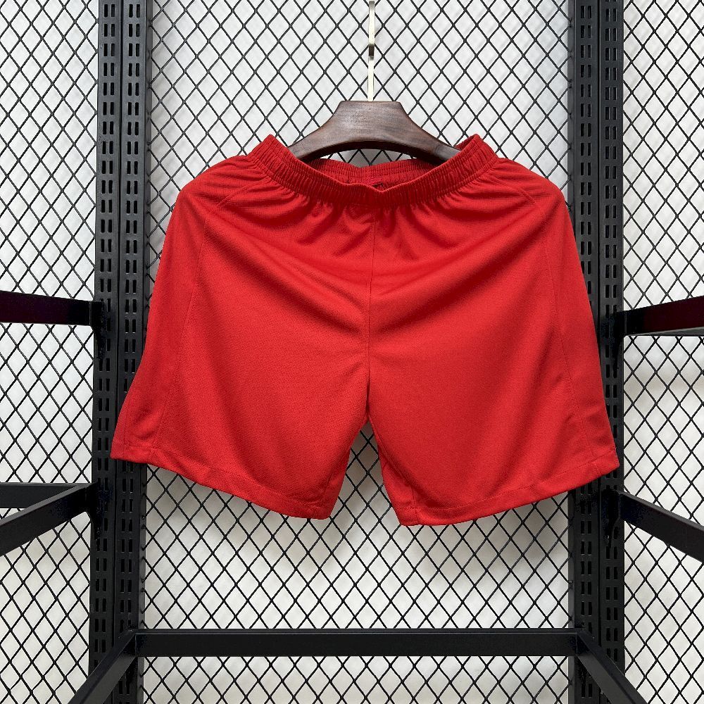 back view of the PSG 25/26 Third Red Shorts