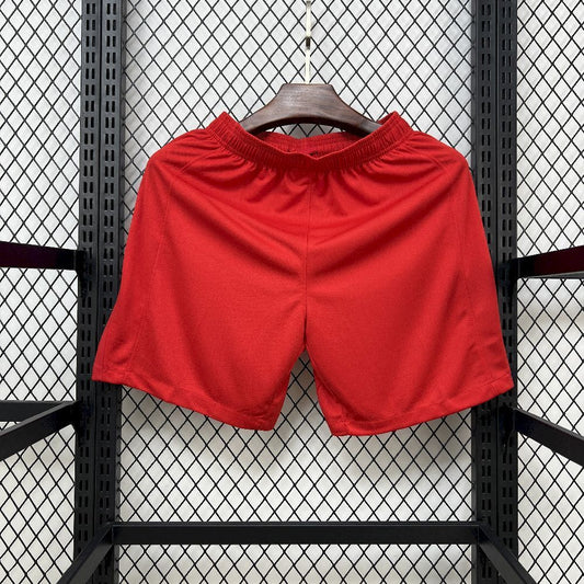 back view of the PSG 25/26 Third Red Shorts