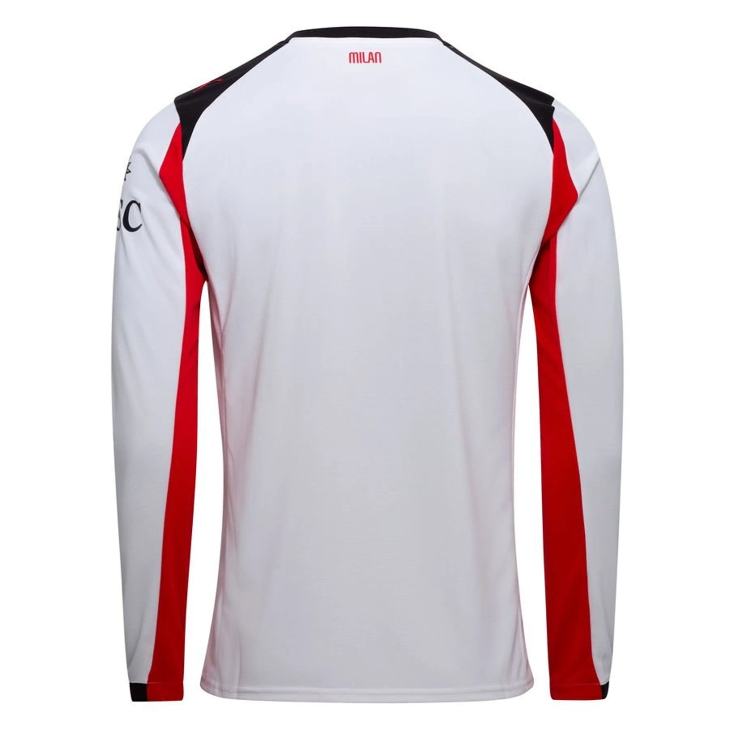 back view of the PUMA AC Milan 2025/26 Away Long Sleeve Jersey