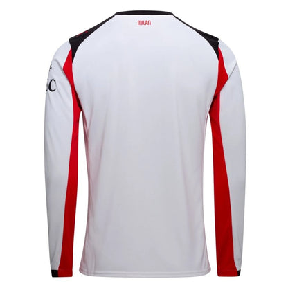 back view of the PUMA AC Milan 2025/26 Away Long Sleeve Jersey