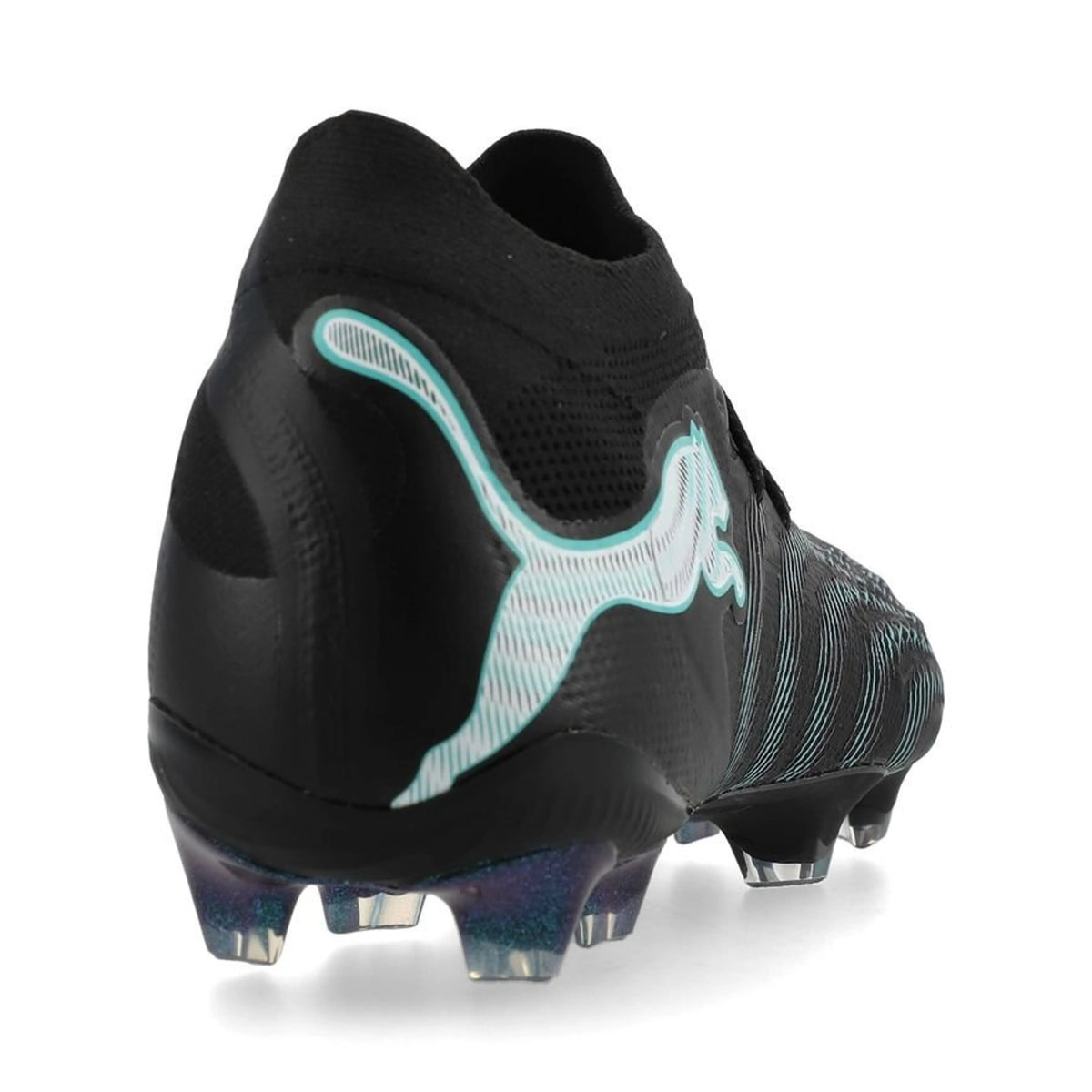 back view of the PUMA Future 9 Ultimate FG in Black from the Eclipse Pack