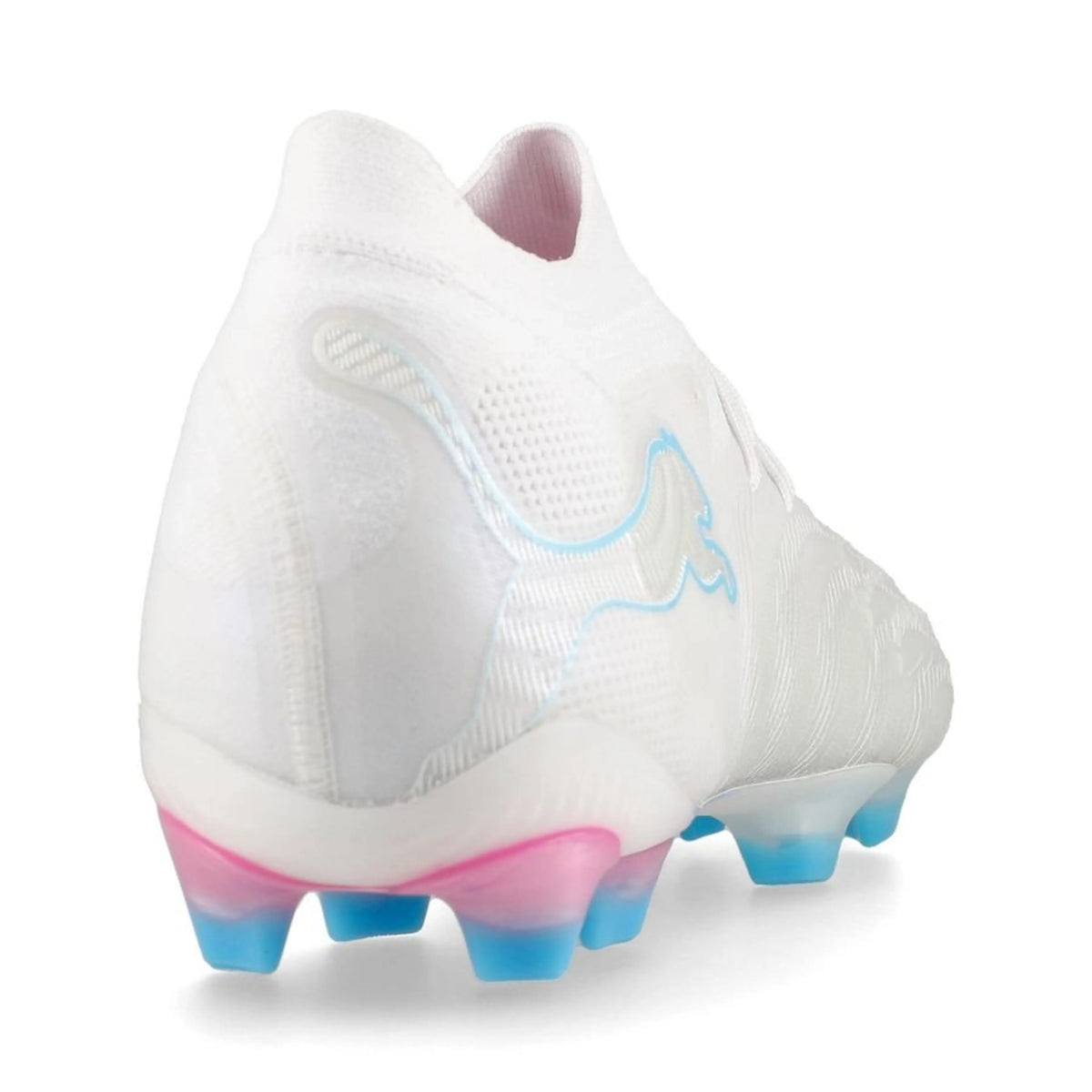 back view of the PUMA Future 9 Ultimate FG in white from the White Pack